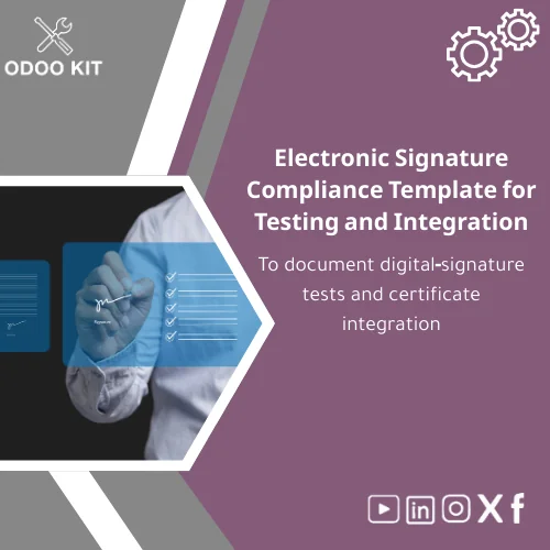 Electronic-Signature-Compliance-Template-en279 Electronic Signature Compliance Template for Testing and Integration - Image 1